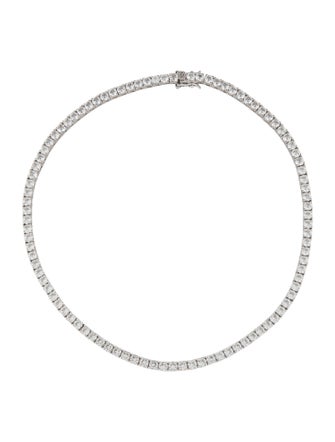 Dorsey 20.00ctw Synthetic Sapphire Kate Riviére Necklace