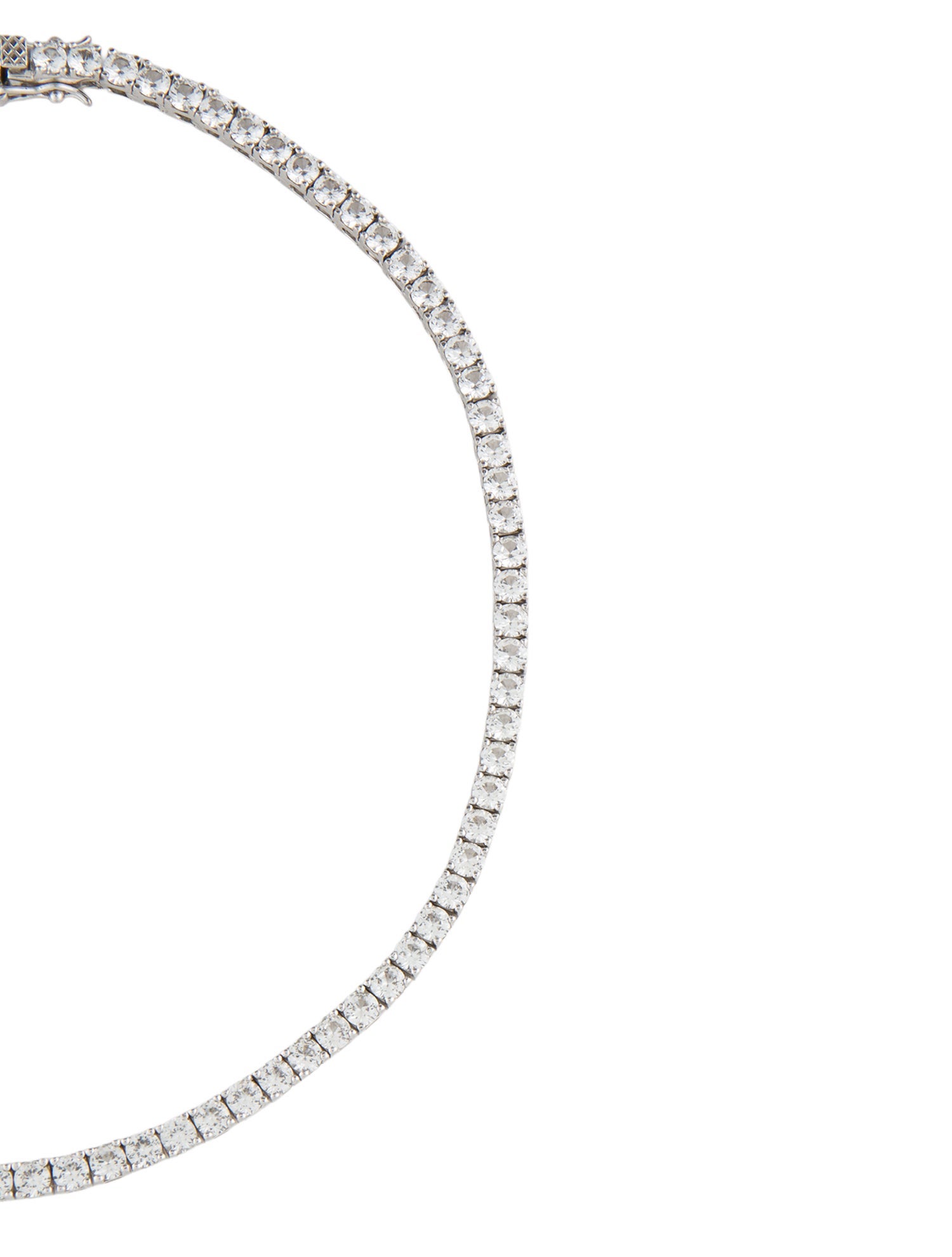Dorsey 20.00ctw Synthetic Sapphire Kate Riviére Necklace