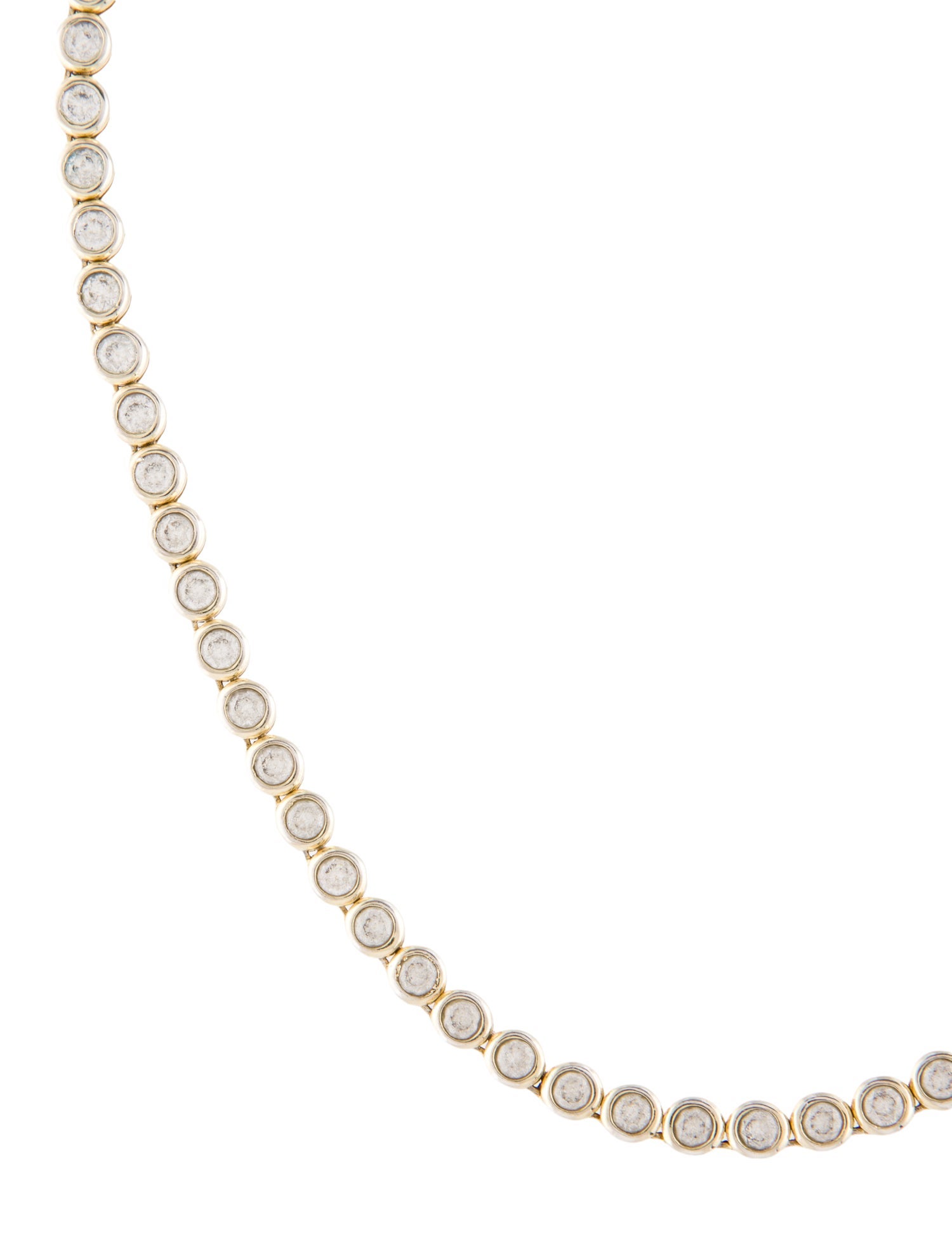 Dorsey 13.02ctw Lab-Grown Sapphire James Bezel Riviére Tennis Necklace