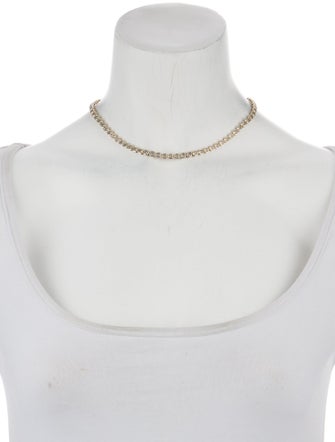 Dorsey 13.02ctw Lab-Grown Sapphire James Bezel Riviére Tennis Necklace