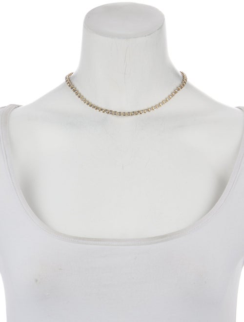 Dorsey 13.02ctw Lab-Grown Sapphire James Bezel Riviére Tennis Necklace