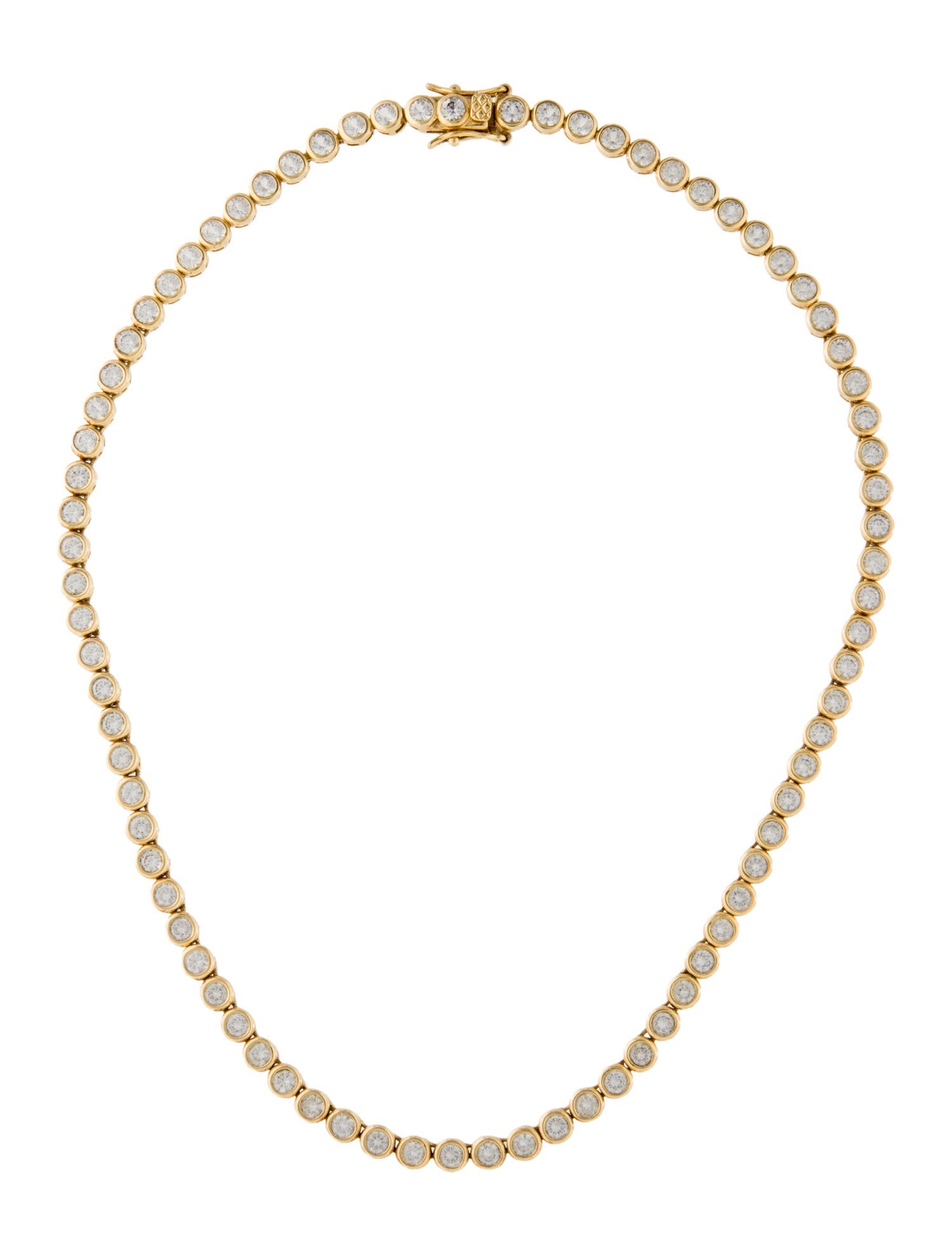 Dorsey Synthetic Sapphire Tennis Necklace