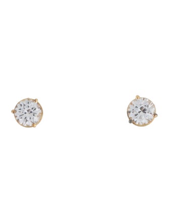 Dorsey 2.35ctw Synthetic Sapphire Stud Earrings