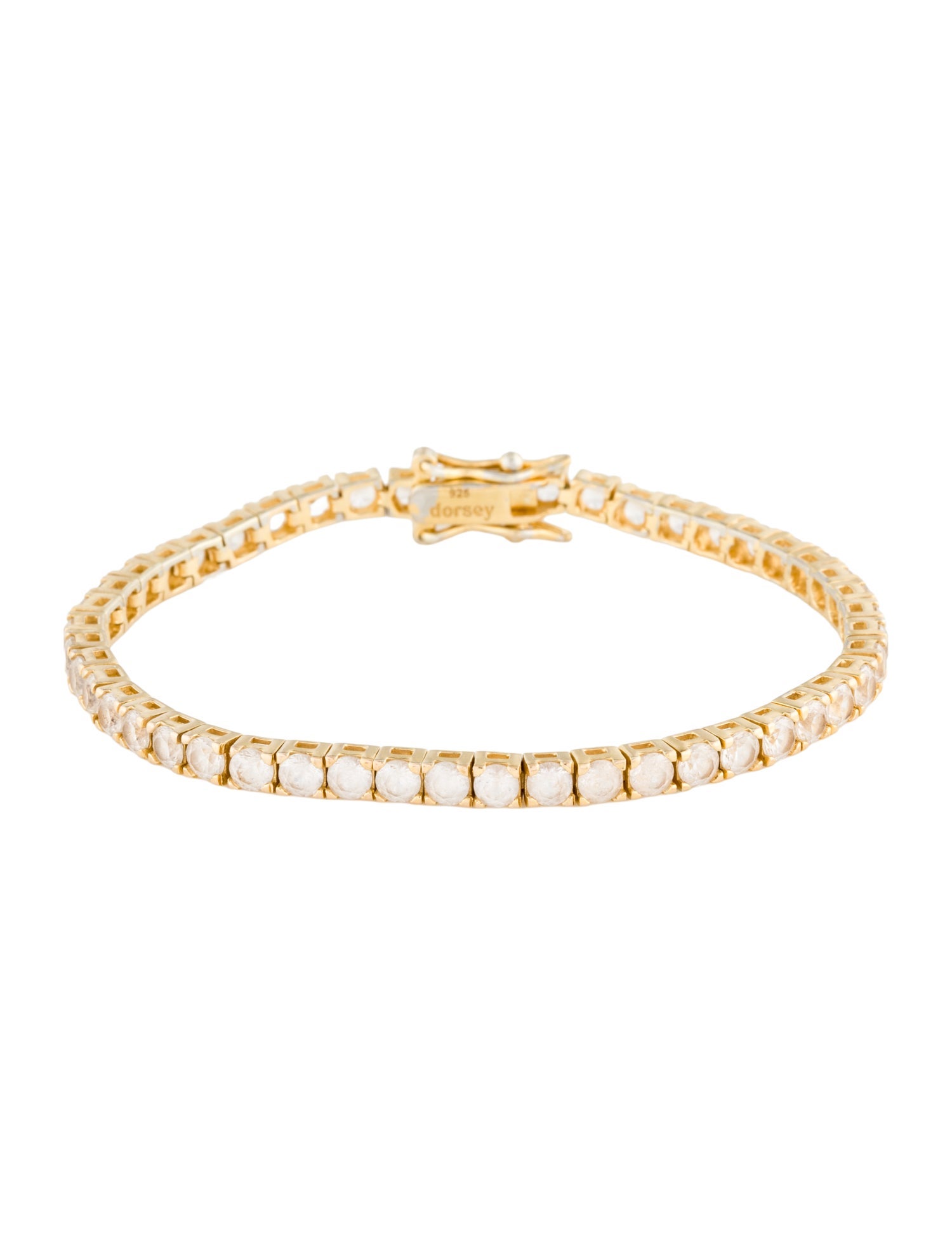 Dorsey 6.15ctw Synthetic Colorless Sapphire Kate Rivière Bracelet