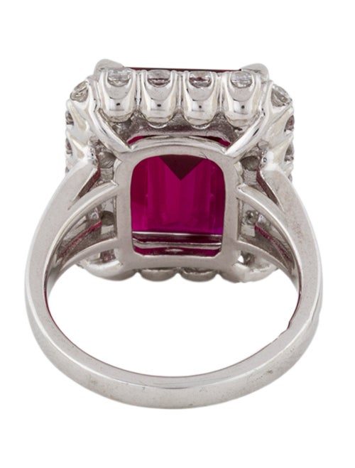 Dorsey Synthetic Ruby & Synthetic Sapphire Cocktail Ring