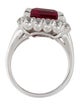Dorsey Synthetic Ruby & Synthetic Sapphire Cocktail Ring