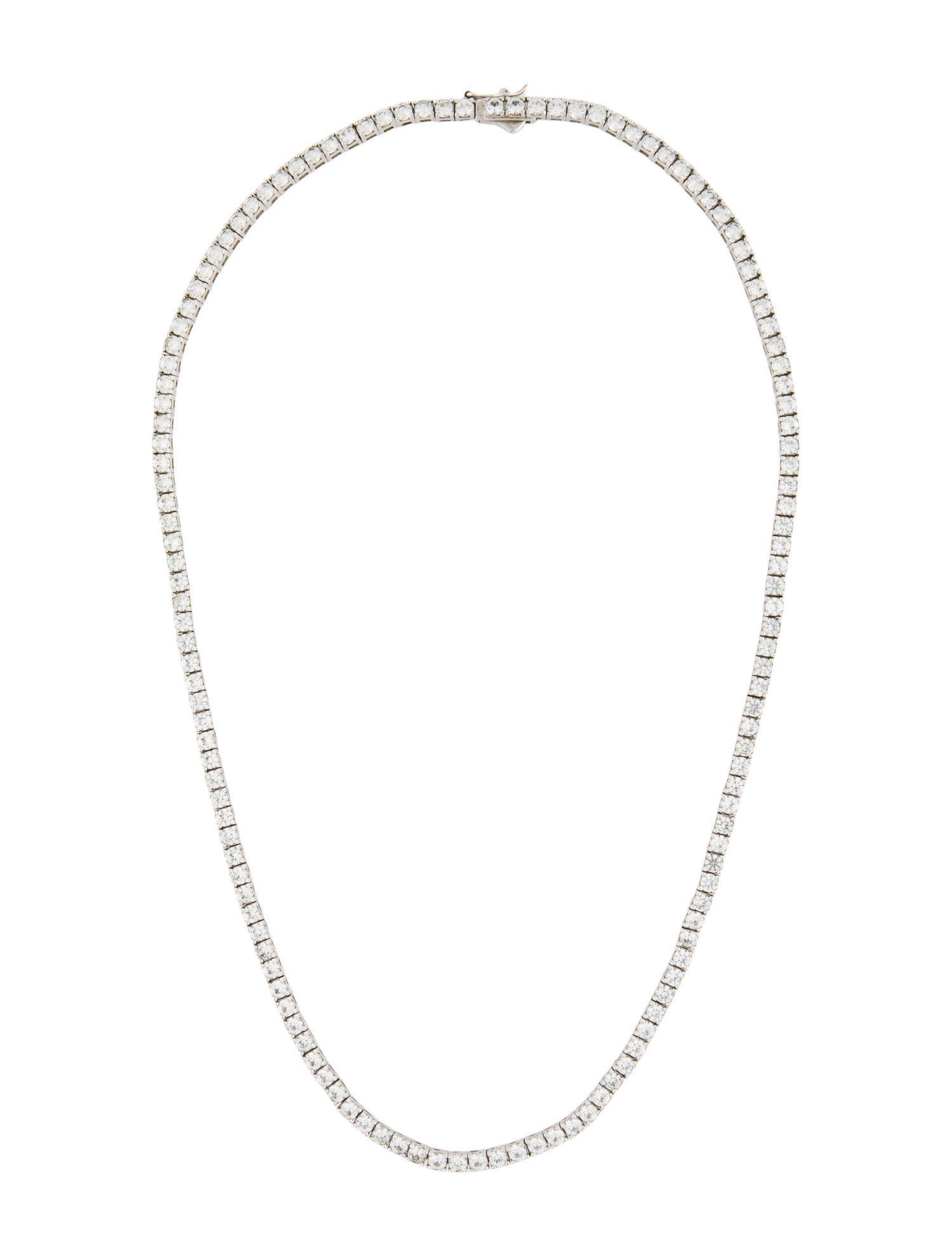 Dorsey Synthetic Sapphire Moss Riviere Necklace