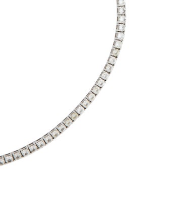 Dorsey 12.60ctw Synthetic Sapphire Moss Rivière Necklace