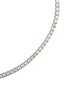 Dorsey 12.60ctw Synthetic Sapphire Moss Rivière Necklace