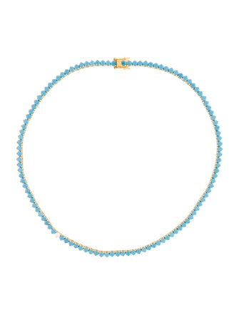 Dorsey Crystal & Lab Grown Diamond Tennis Necklace