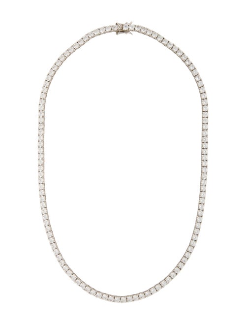 Dorsey 26.22ctw Synthetic Sapphire Kate Riviere Necklace