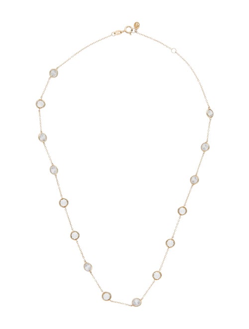 Dorsey 8.85ctw Synthetic Sapphire Clemence Station Necklace