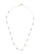 Dorsey 8.85ctw Synthetic Sapphire Clemence Station Necklace