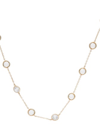 Dorsey 8.85ctw Synthetic Sapphire Clemence Station Necklace
