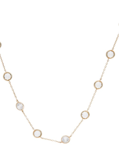 Dorsey 8.85ctw Synthetic Sapphire Clemence Station Necklace