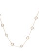 Dorsey 8.85ctw Synthetic Sapphire Clemence Station Necklace