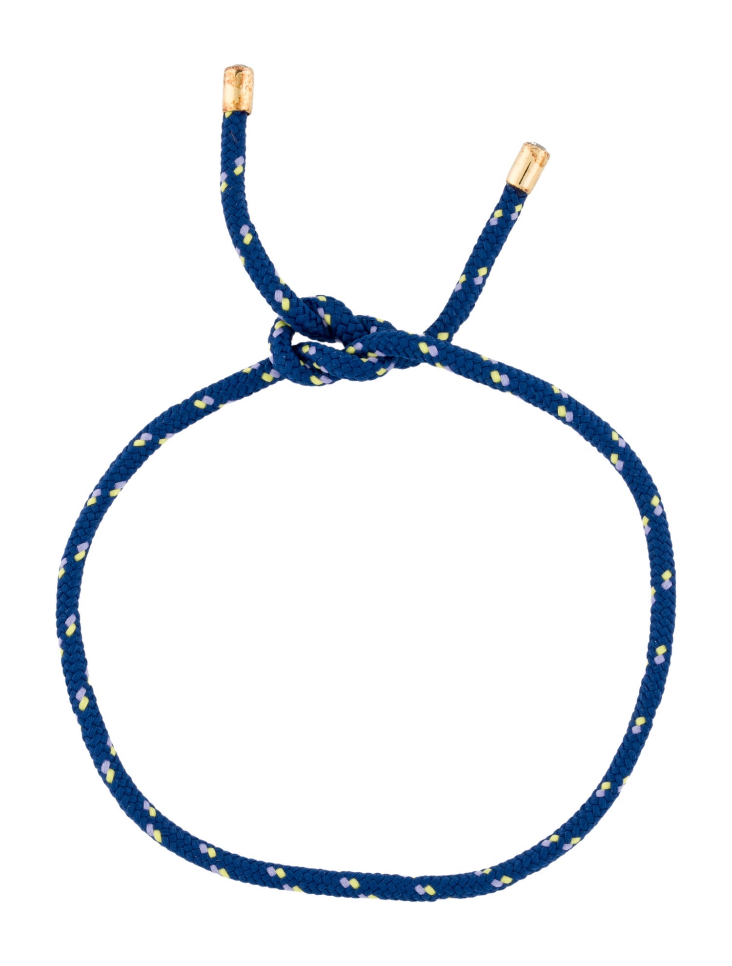 Dorsey Paracord Bleu Synthetic Sapphire Tie Anklet