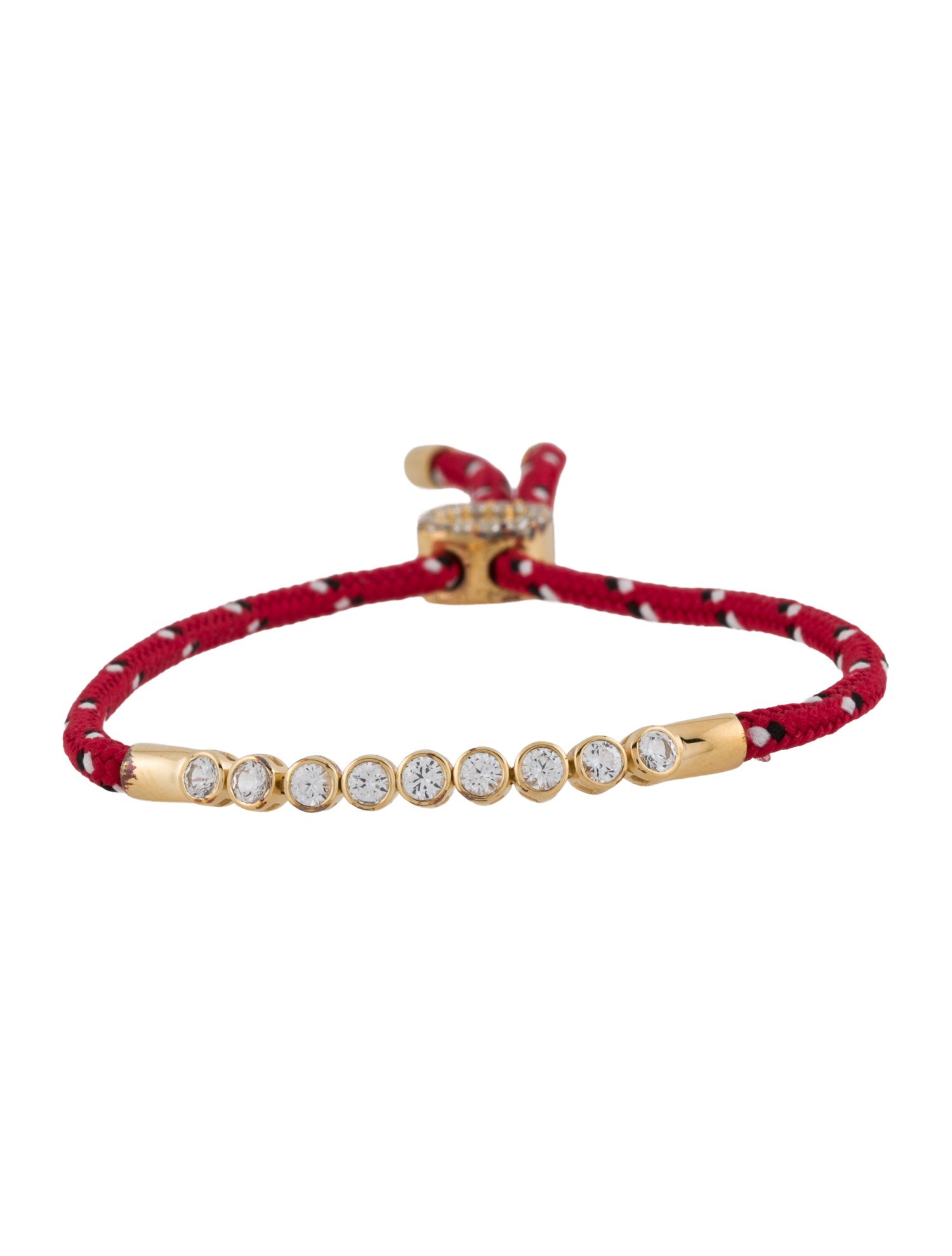 Dorsey Synthetic Sapphire James Bezel Rouge Paracord Bracelet