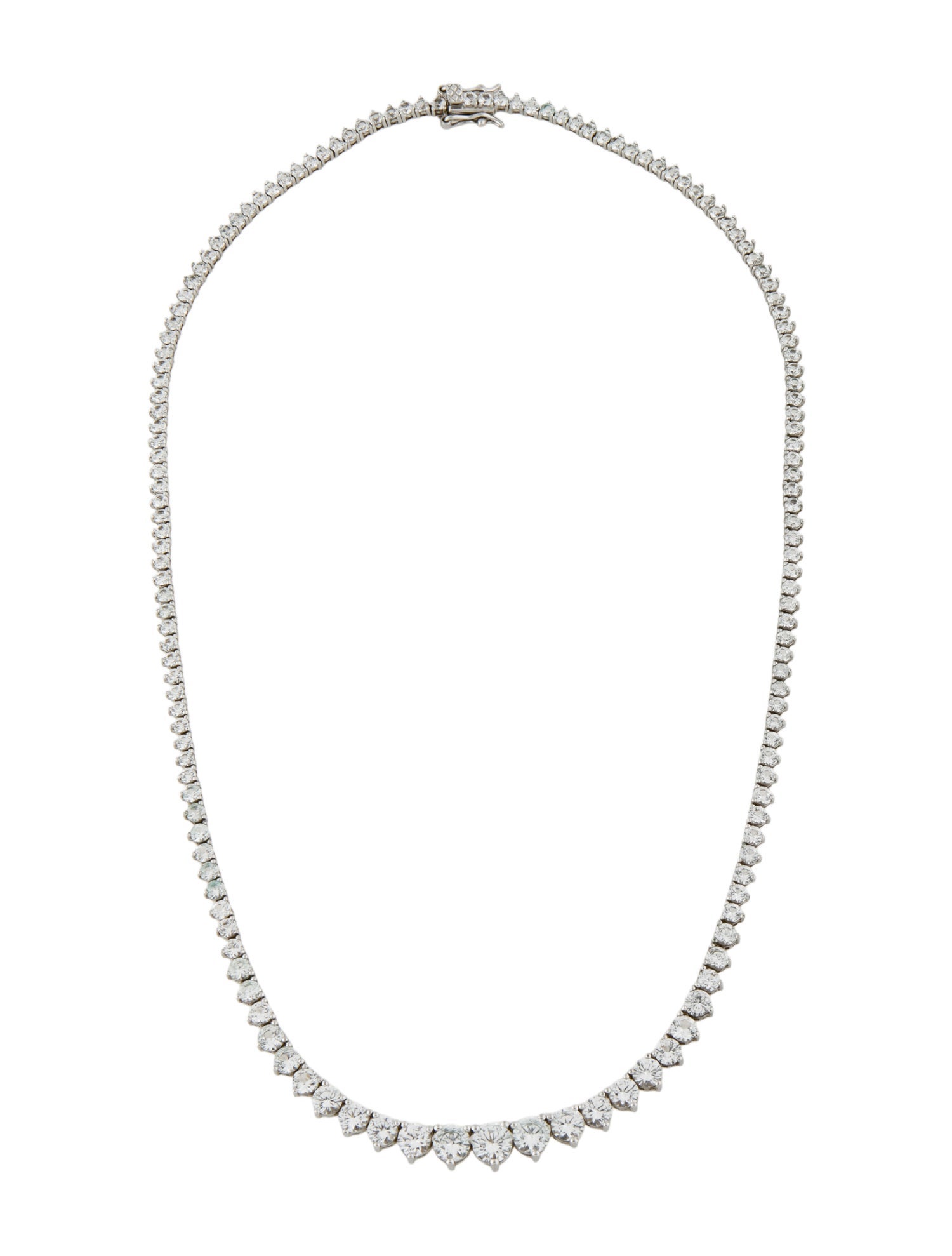 Dorsey 17.91ctw Synthetic Sapphire Campbell Riviere Necklace