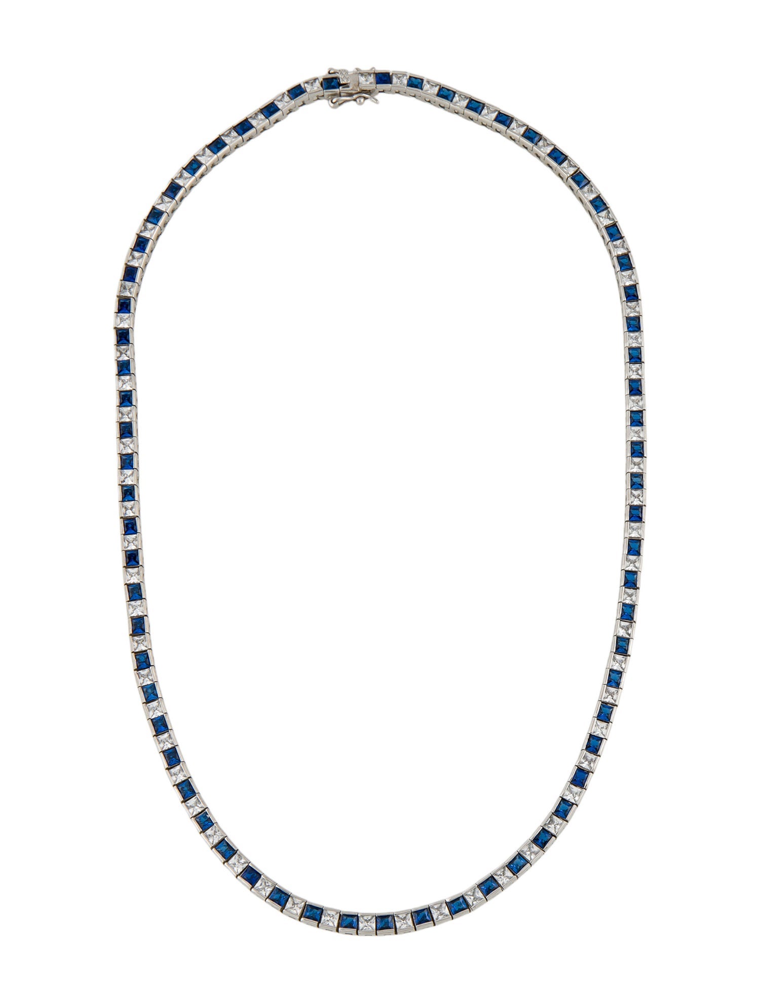 Dorsey Synthetic Spinel & Cubic Zirconia Tennis Necklace
