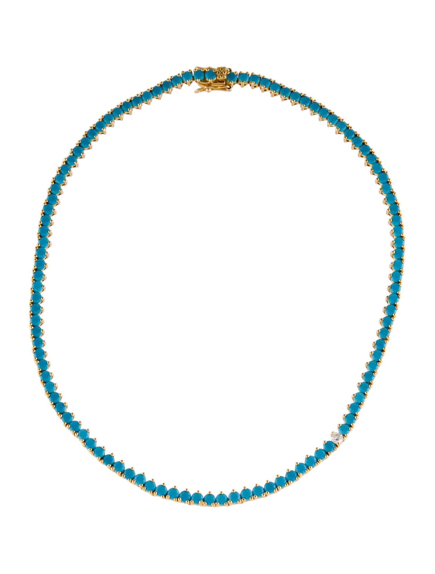 Dorsey Lab-Grown Diamond & Crystal Bennington Tennis Necklace
