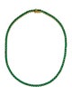 Dorsey James Nano Emerald Riviera Tennis Necklace