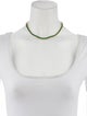 Dorsey James Nano Emerald Riviera Tennis Necklace