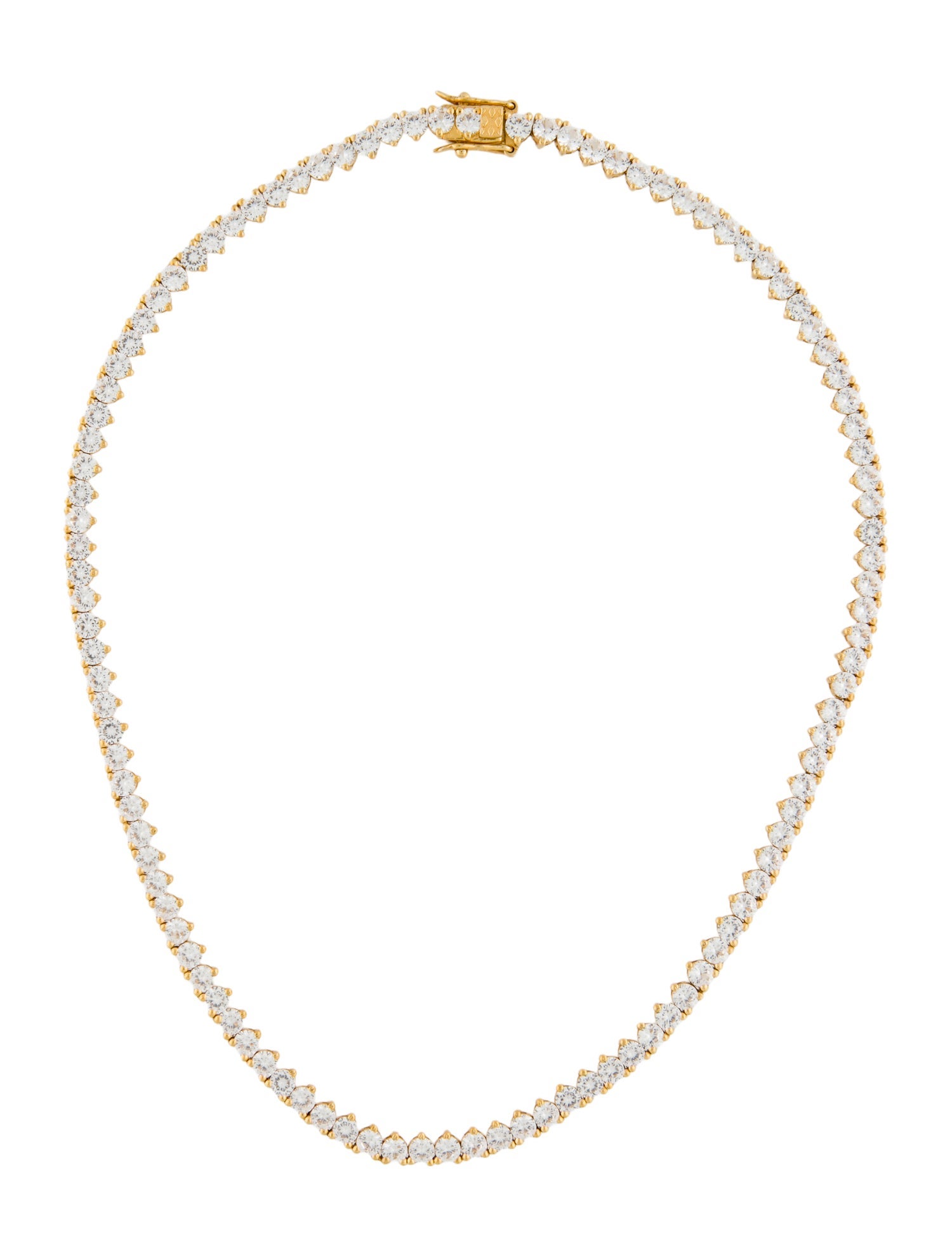 Dorsey 19.61ctw Synthetic Sapphire Bennington Riviere Necklace