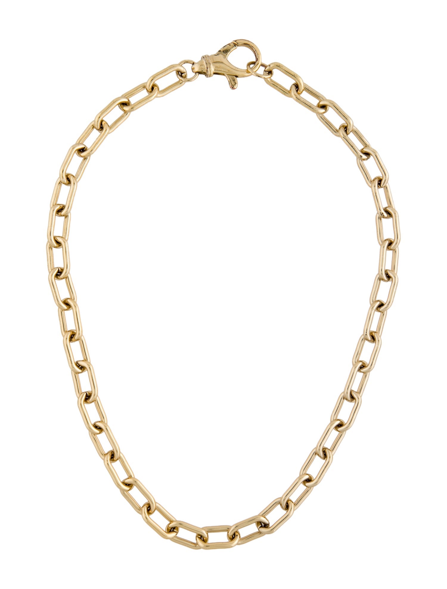 Dorsey Oval Chain Link Necklace