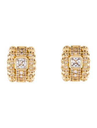 Dorsey Synthetic Sapphire Crawford Earclip Earrings