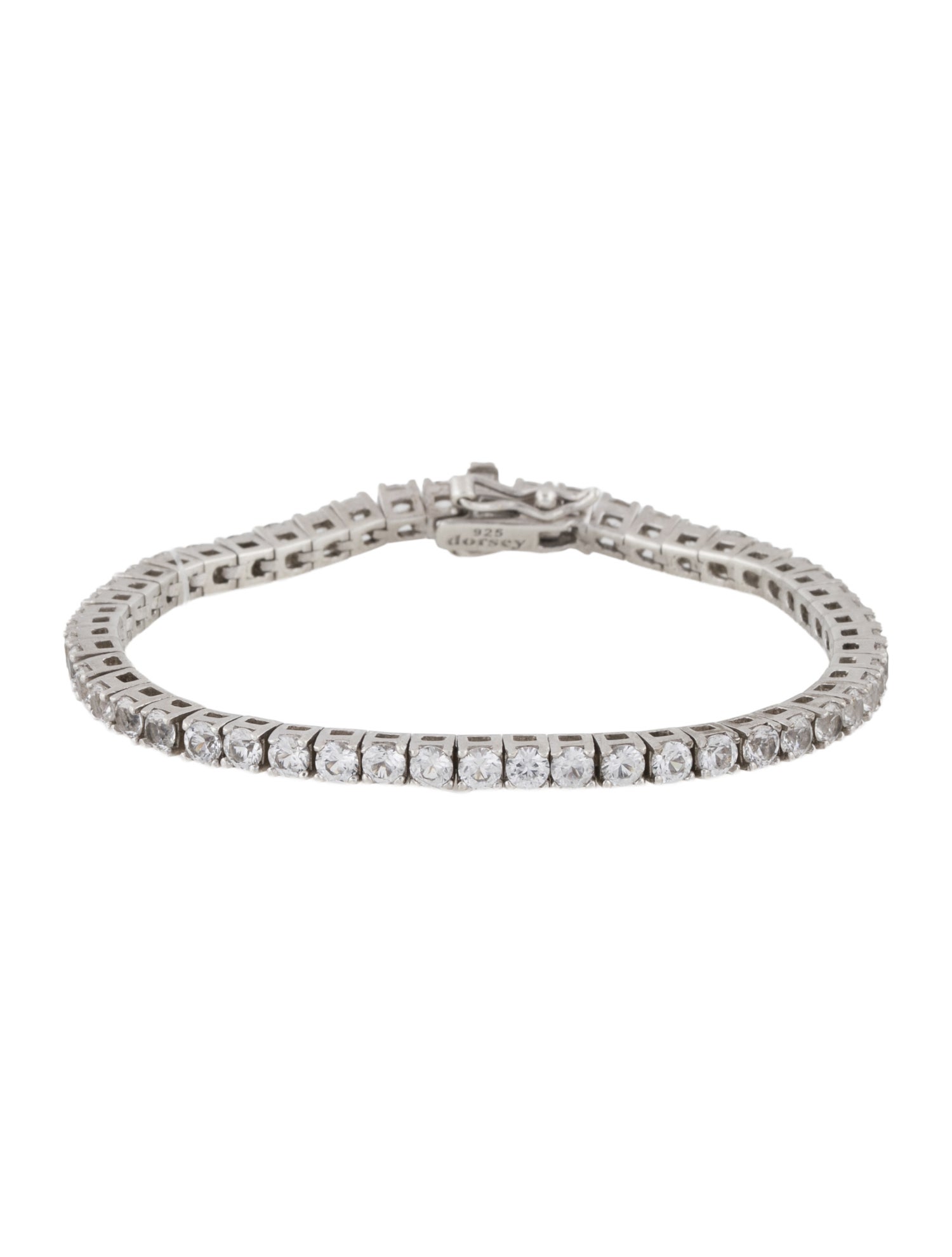Dorsey Synthetic Sapphire Kate Riviere Tennis Bracelet