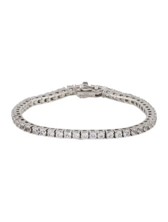 Dorsey Synthetic Sapphire Kate Riviere Tennis Bracelet