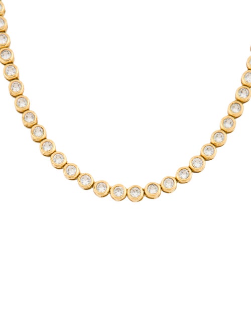 Dorsey Synthetic Sapphire James Bezel Rivière Necklace