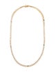 Dorsey White Sapphire Tennis Necklace