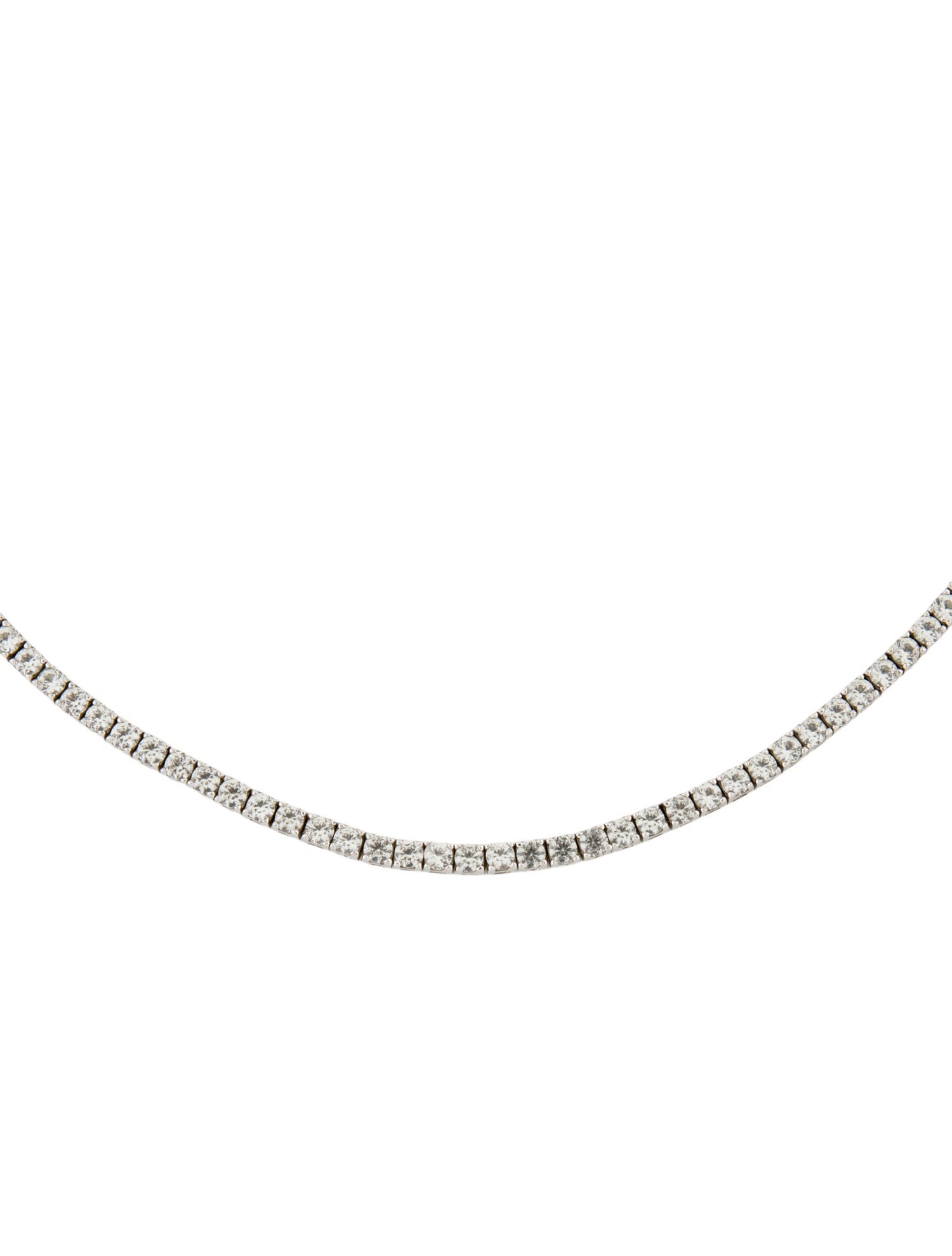 Dorsey Synthetic Sapphire Moss Riviere Necklace