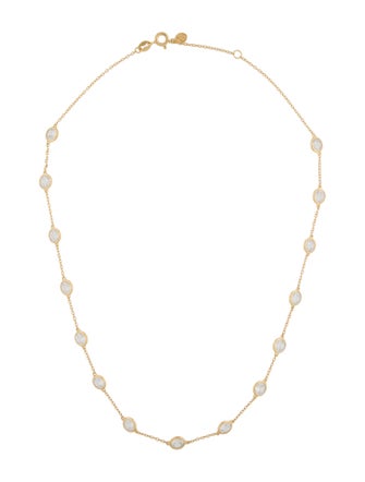 Dorsey Synthetic Sapphire Clemence Station Necklace