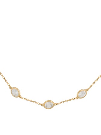 Dorsey Synthetic Sapphire Clemence Station Necklace