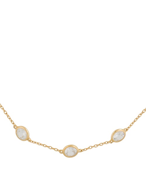 Dorsey Synthetic Sapphire Clemence Station Necklace