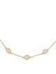 Dorsey Synthetic Sapphire Clemence Station Necklace
