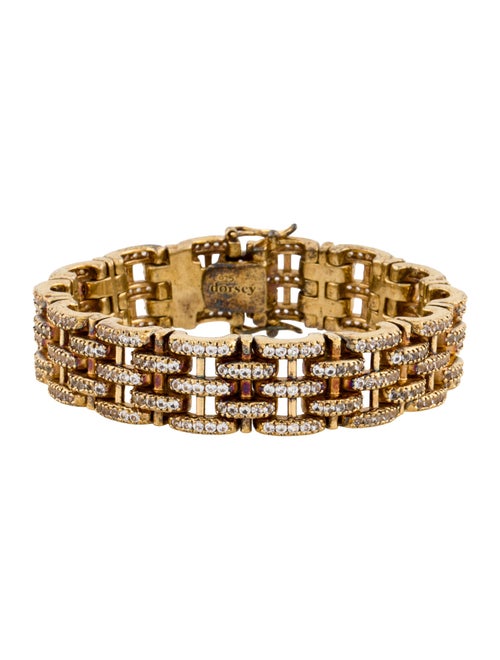 Dorsey Synthetic Sapphire Benedetta Link Bracelet