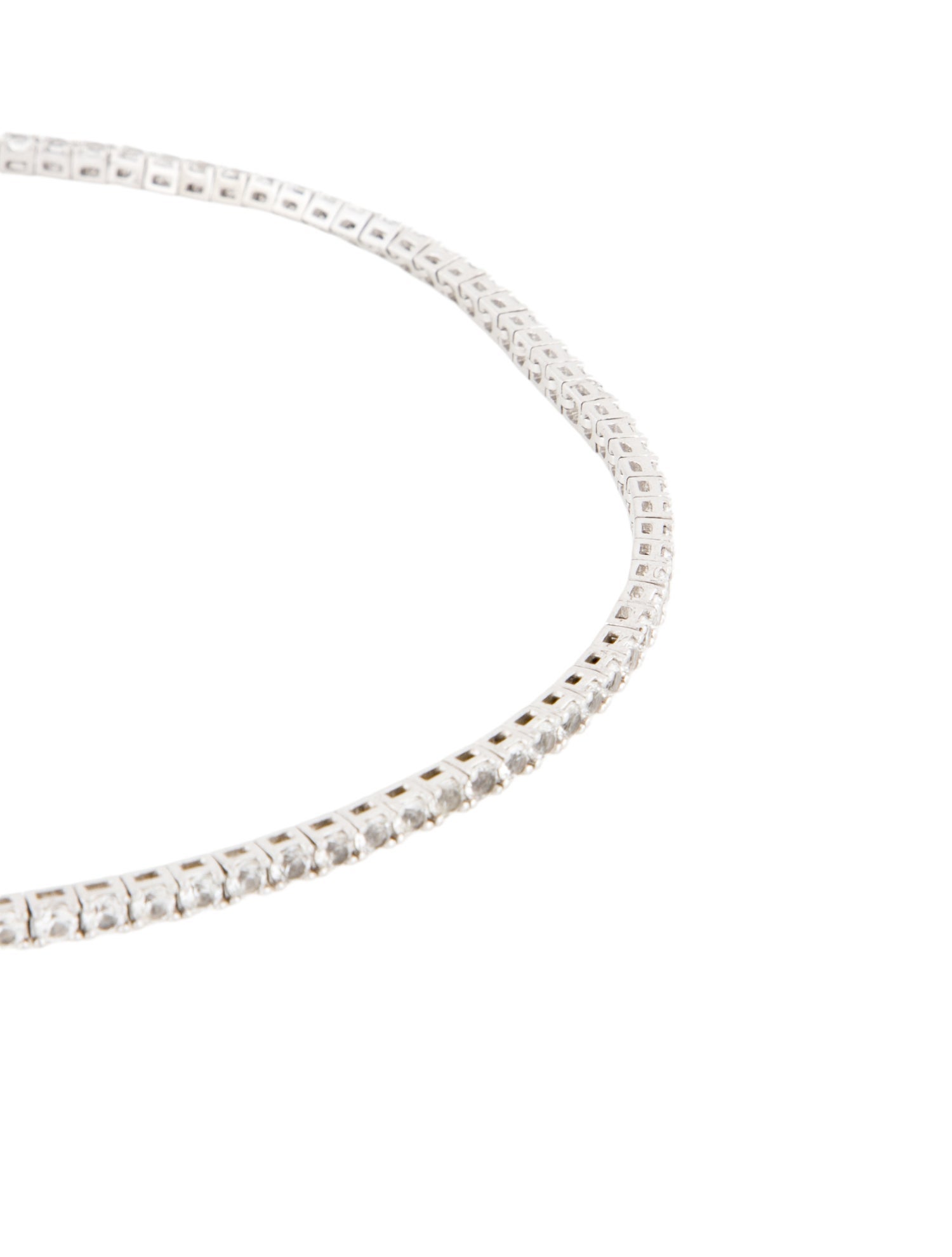 Dorsey 11.80ctw Synthetic Sapphire Moss Rivière Necklace