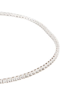 Dorsey 11.80ctw Synthetic Sapphire Moss Rivière Necklace