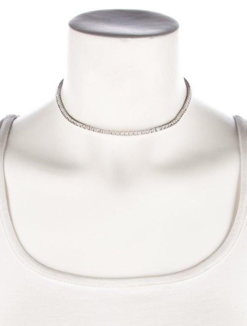 Dorsey 11.80ctw Synthetic Sapphire Moss Rivière Necklace