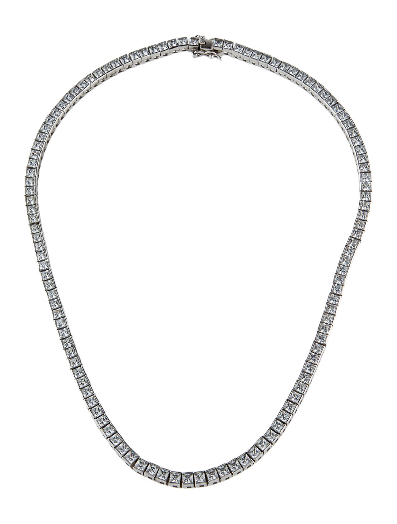 Dorsey Cubic Zirconia Riviere Necklace