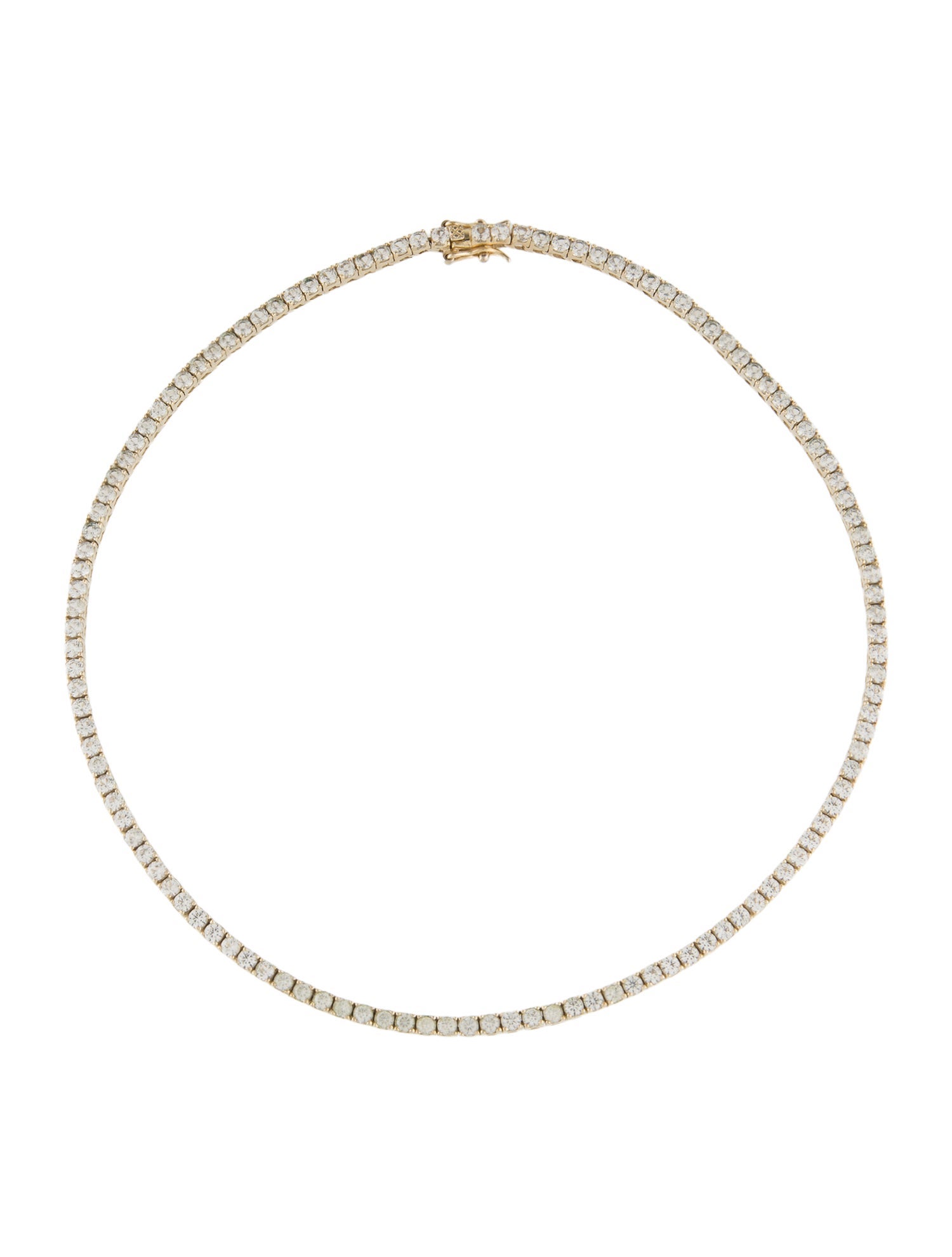 Dorsey 15.04ctw Synthetic Sapphire Moss Rivière Collar Necklace