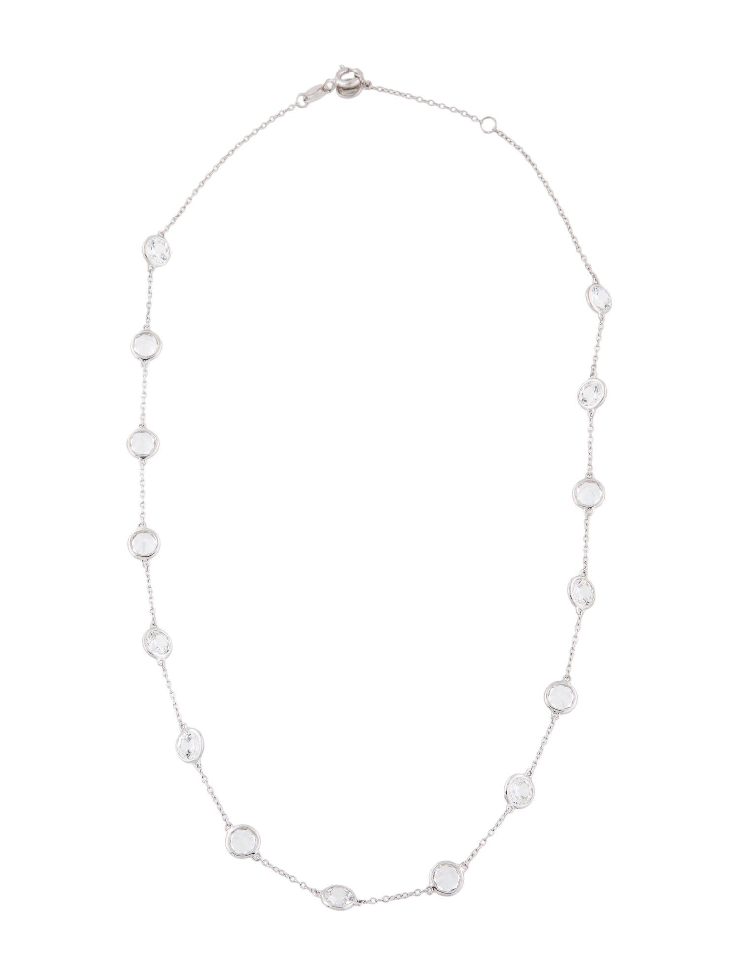 Dorsey Synthetic Sapphire Clemence Station Necklace