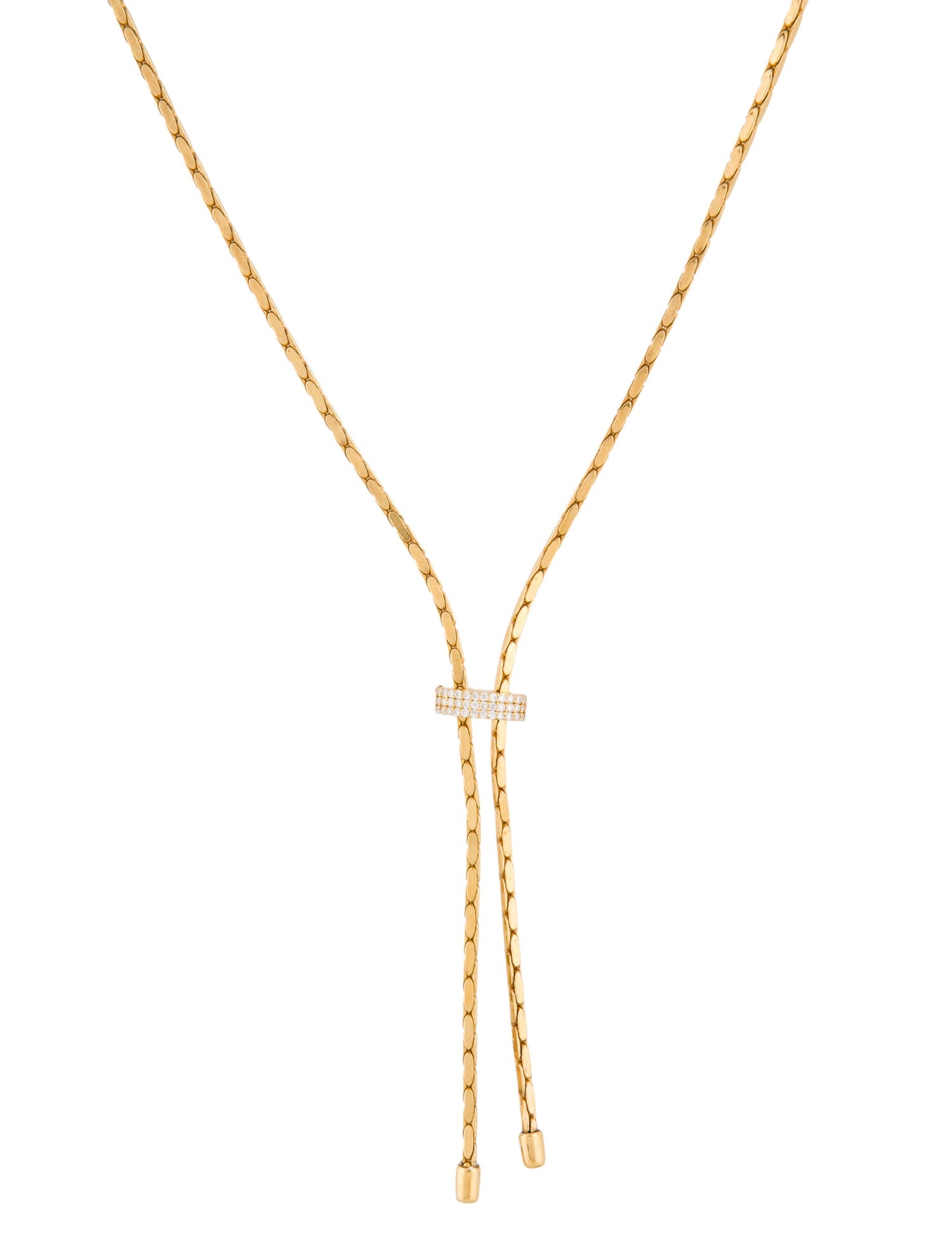 Dorsey Synthetic Moissanite Linnea Lariat Necklace