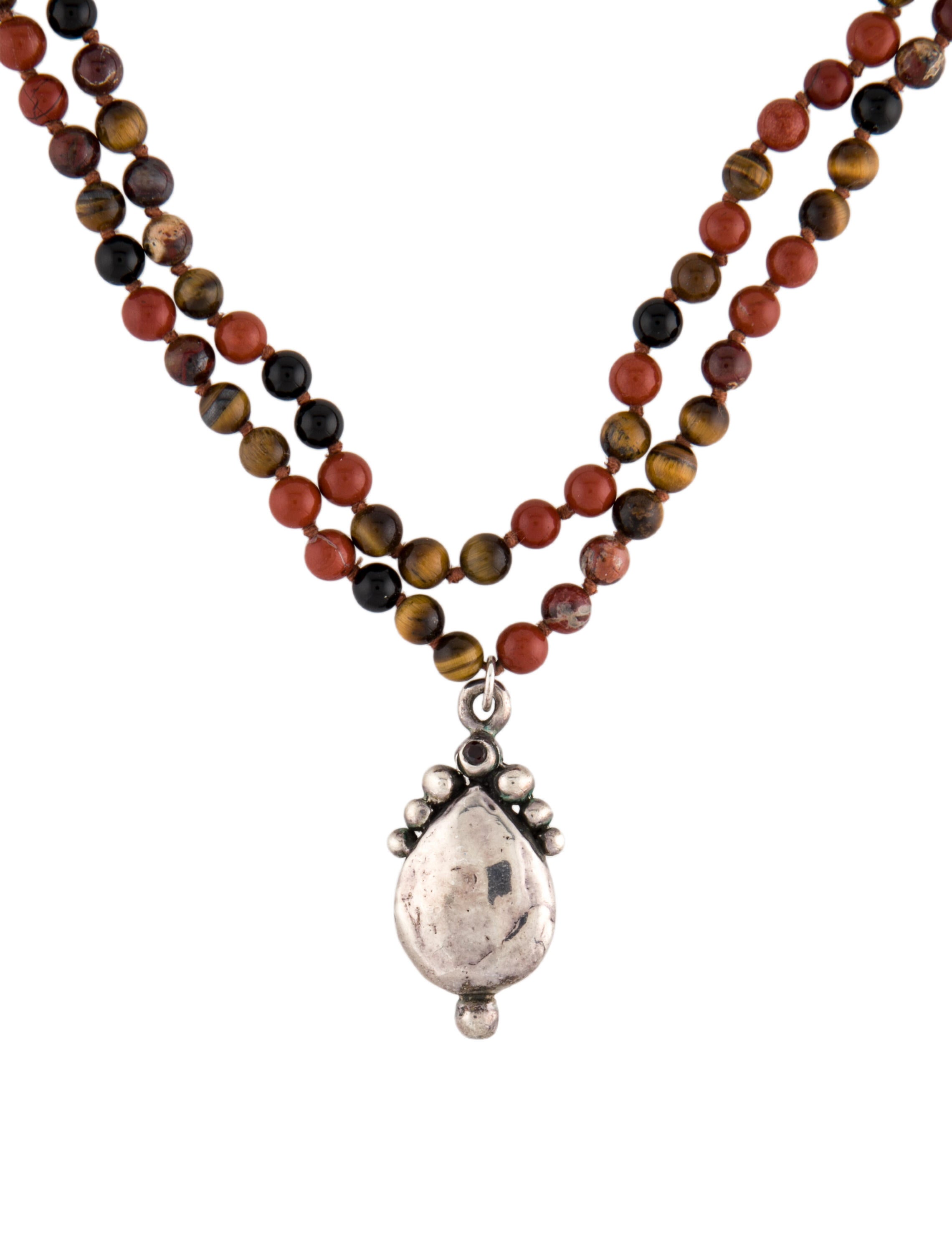 Necklace 14K Carved Bead Necklace with Yellow Gold 14K Yellow