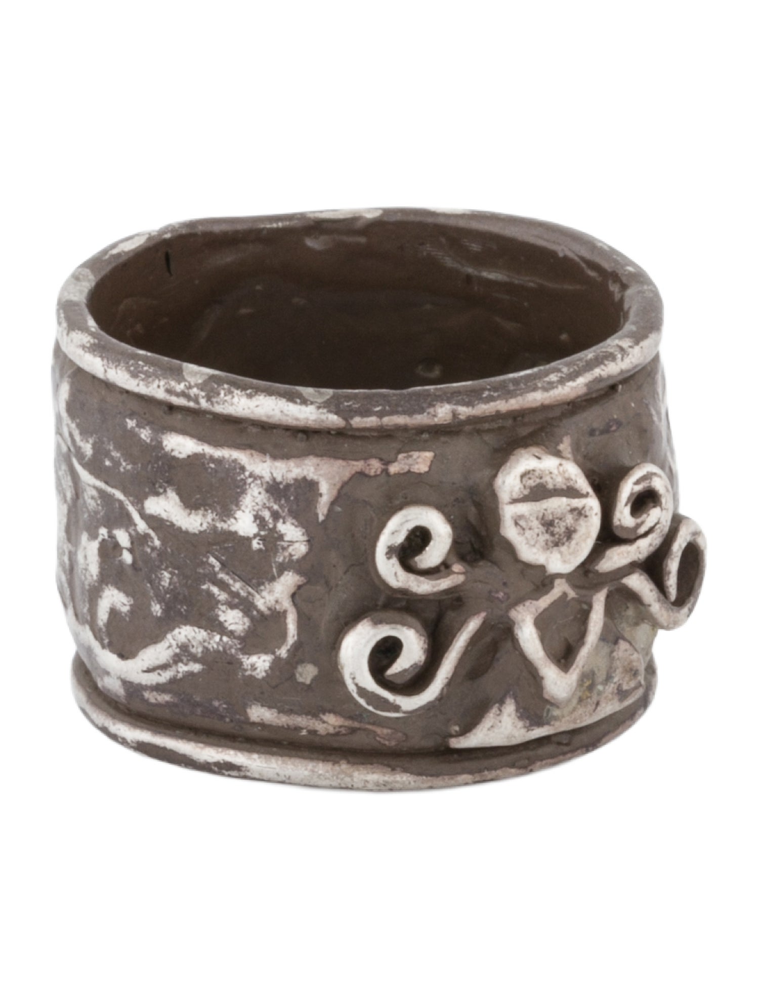 Erica Courtney Textured Wide Band