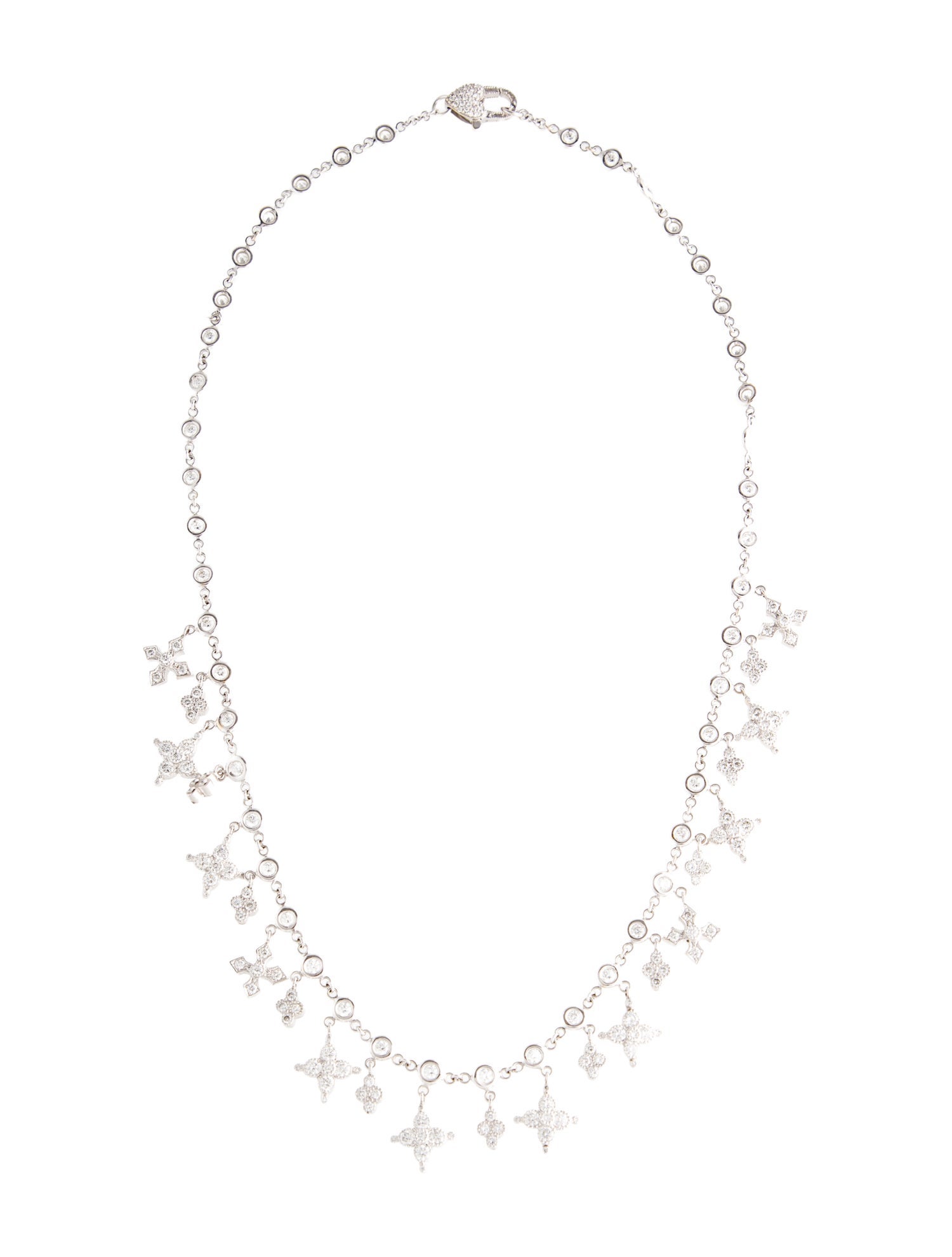 Erica Courtney 18K 6.43ctw Diamond Necklace
